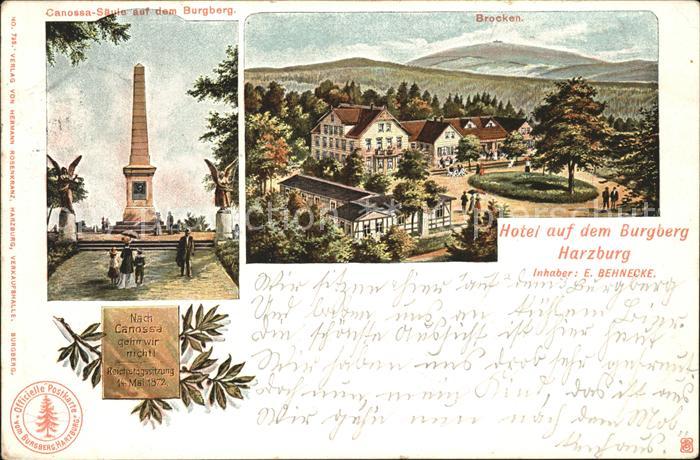 Bad Harzburg Hotel auf dem Burgberg