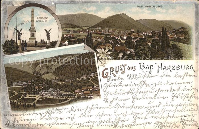 Bad Harzburg Canossa-Denkmal u.Actienhotel