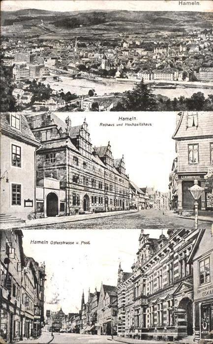 Hameln Weser Osterstrasse u.Post