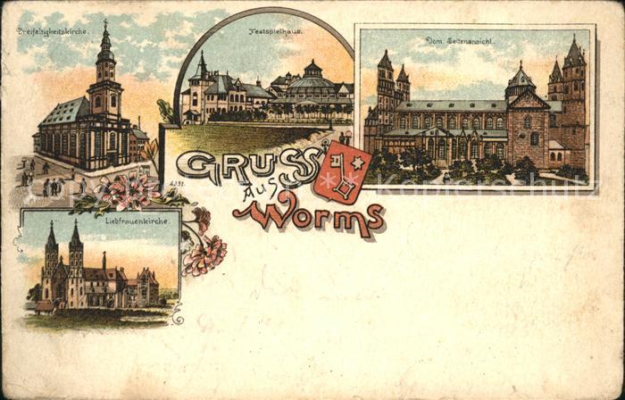 Worms Festspielhaus u.Liebfrauenkirche