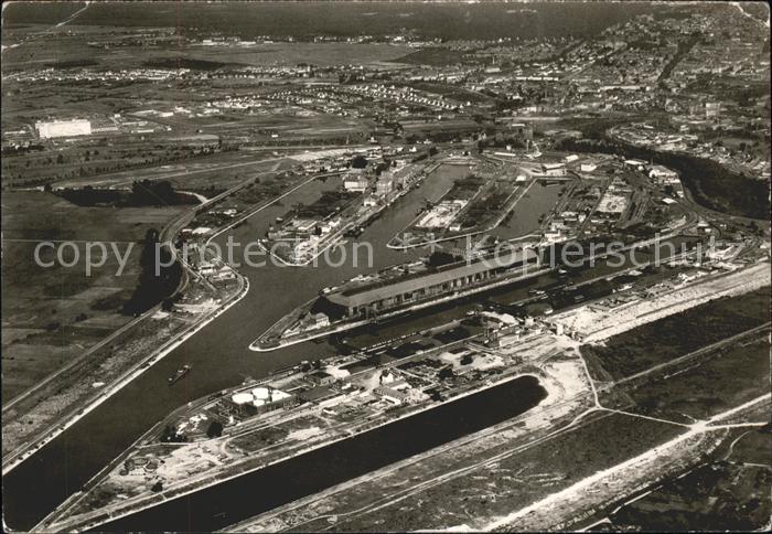 Karlsruhe Luftaufnahme vom Rheinhafen