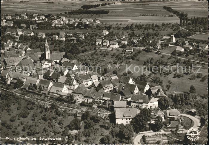 Dornstetten Wuerttemberg Luftaufnahme (Stempel)