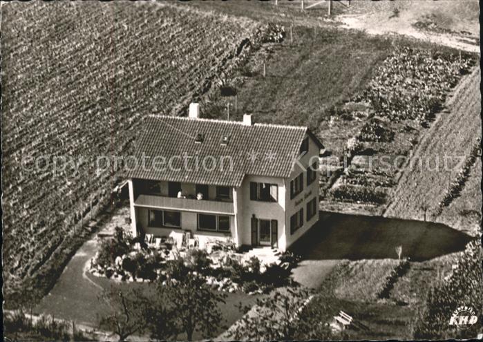 Egenhausen Wuerttemberg Luftaufnahme von der Privatpension Leni Reusch