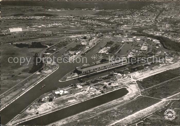 Karlsruhe Luftaufnahme vom Rheinhafen