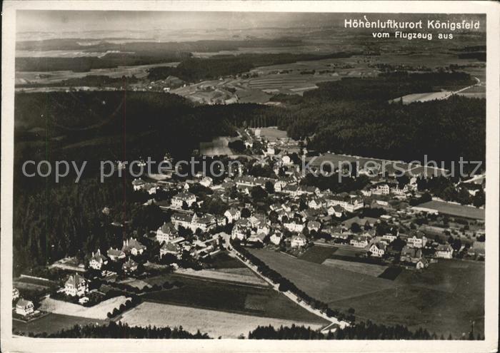 Koenigsfeld Schwarzwald Luftaufnahme