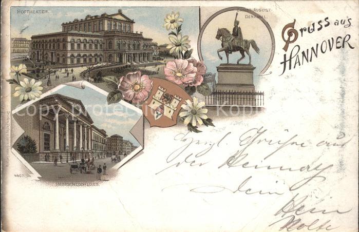 Hannover Hoftheater u.Ernst-August-Denkmal