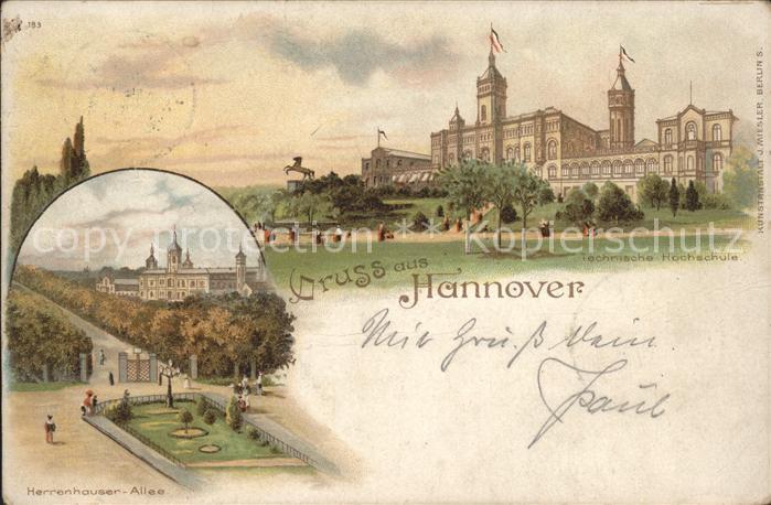 Hannover Techn.Hochschule u.Herrenhauser-Allee