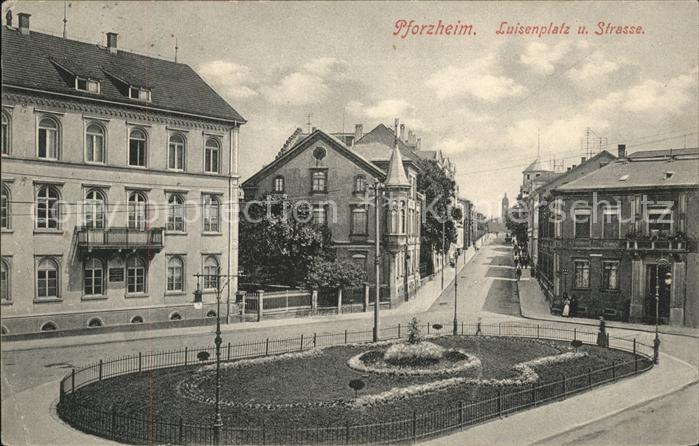Pforzheim Luisenplatz u.Strasse