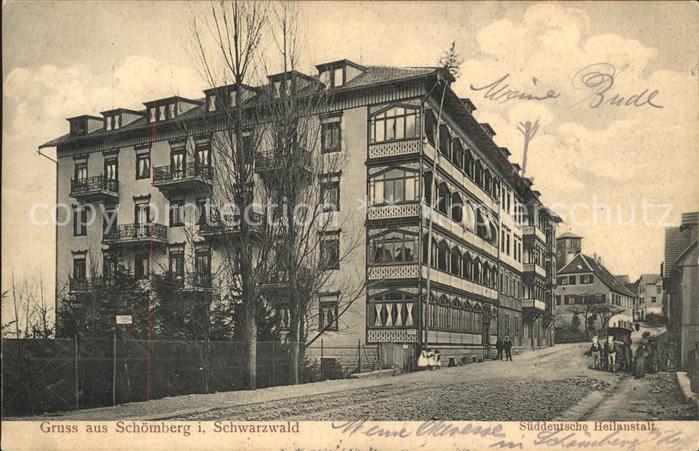 Schoemberg Schwarzwald Partie an der Süddeutschen Heilanstalt