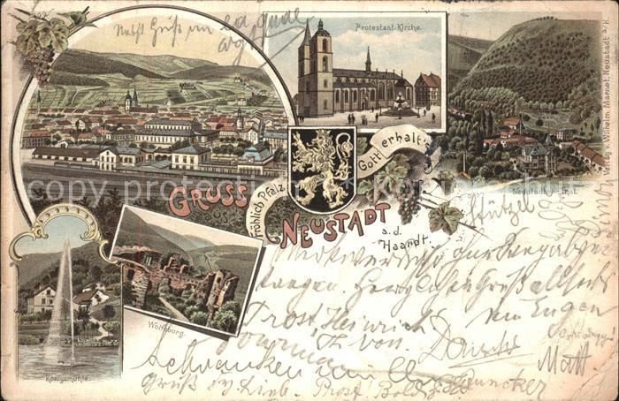 Neustadt Haardt Protetant-KircheWolfsburg u.Königsmühle