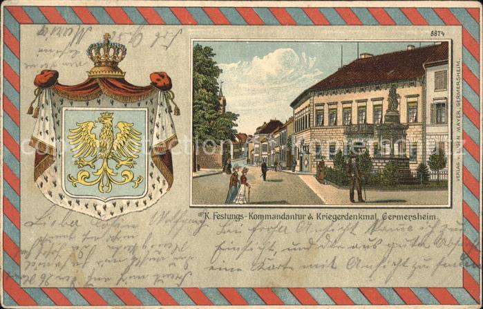 Germersheim K.Festungs-Kommandatur&Kriegerdenkmal