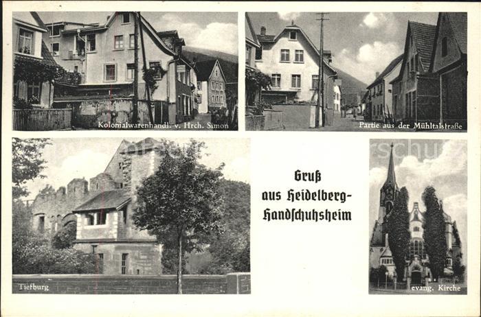 Handschuhsheim Ev.Kirche Mühltalstrasse u.Kolonialware