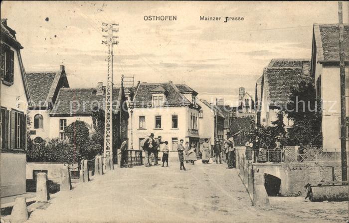 Osthofen Rheinhessen Mainzer-Strasse (Feldpost)