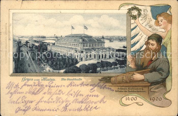 Mainz Rhein Stadthalle (Feldpost)