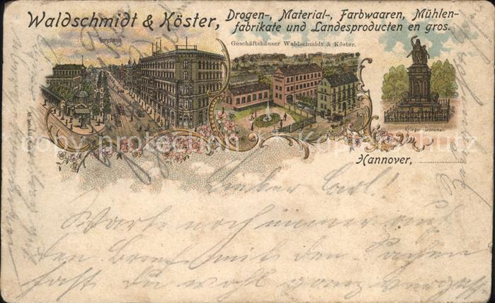 Hannover Georgstrasse u.Geschäftshäusern Waldsch