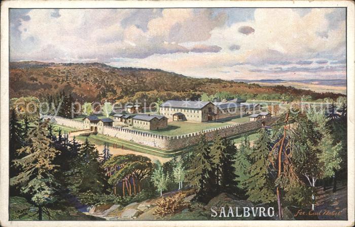 Kastell Saalburg Künstlerkarte