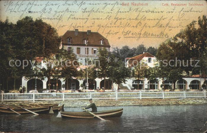 Bad Nauheim Cafe Restaurant Teichhaus Boot