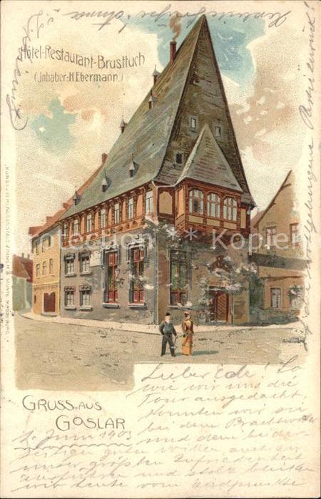 GOSLAR Harz Niedersachsen Restaurant Brusttuch