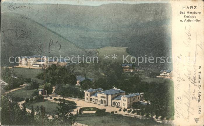 Bad Harzburg Blick auf Kurhaus u.Actienhotel