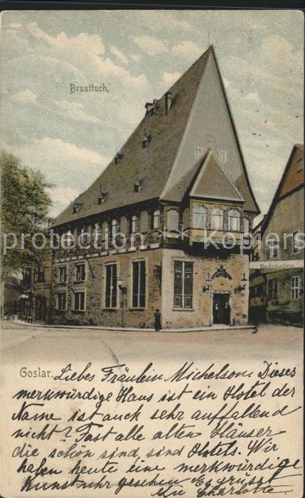 GOSLAR Harz Niedersachsen Hotel Brusttuch u.Badehallen