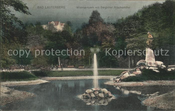 Bad Lauterberg Wissmannpark mit Berghotel Ritscherhöhe