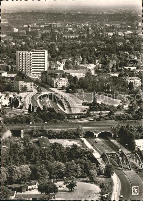 Halensee Grunewald CHARLOTTENBURG-WILMERSDORF BERLIN Stadtautobahn Fliegeraufnah