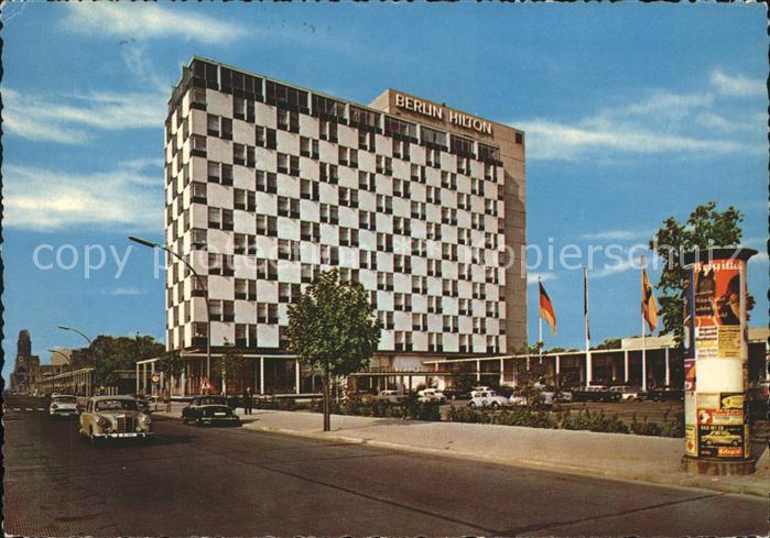 BERLIN  CITY Hilton Hotel Litfass Saeule