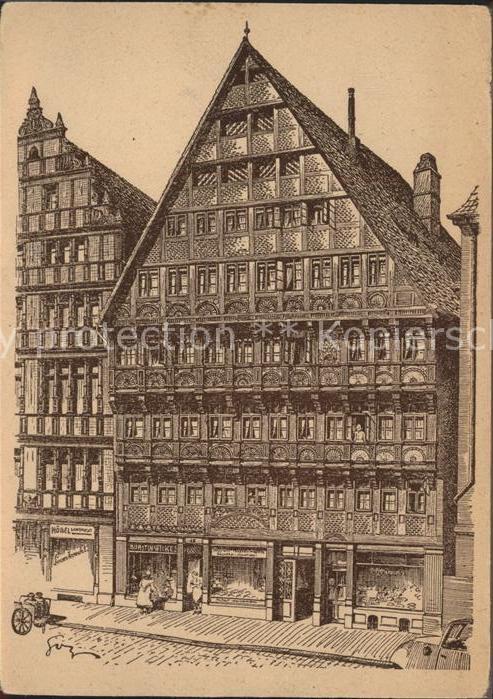 HANNOVER  CITY Hannoversche Baudenkmaeler Kuenstlerkarte F. O. Goy Nr. 8