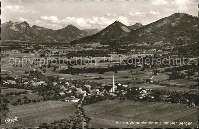 Au Wald Fliegeraufnahme mit Inntaler Bergen Wen