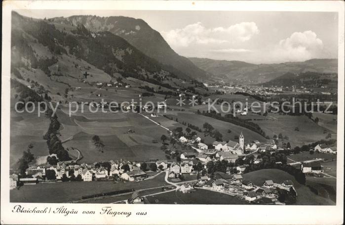 Blaichach Allgaeu Fliegeraufnahme