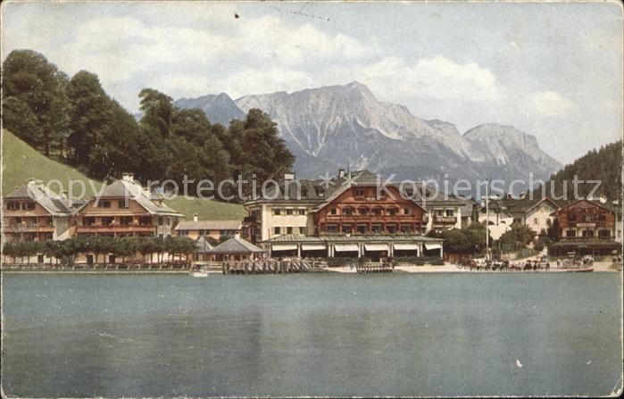 BERCHTESGADEN Bayern Koenigsee Hotel Schiffmeister