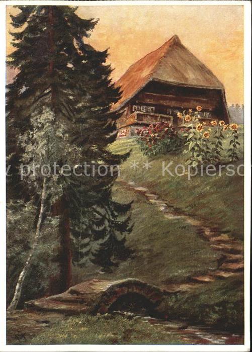 Bad Teinach-Zavelstein Lautenbachhof Künstlerkarte