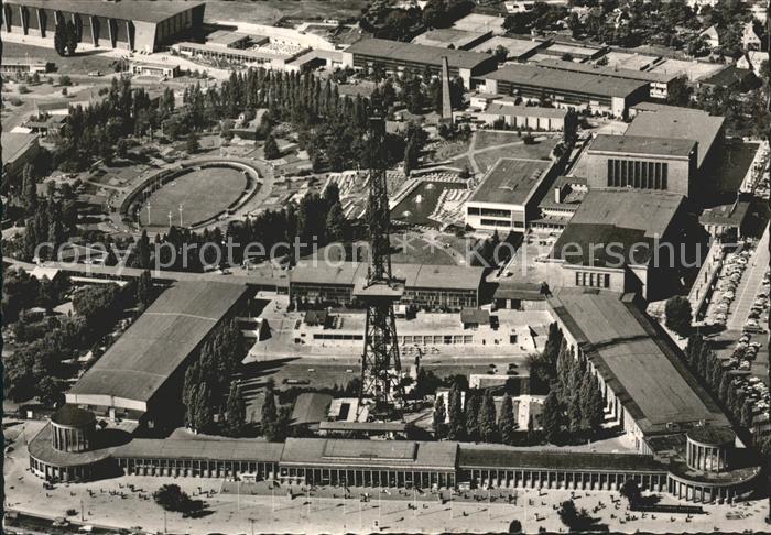 BERLIN  CITY Fliegeraufnahme Messegelaende am Funkturm