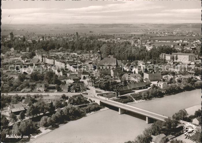 Muehldorf Inn Fliegeraufnahme