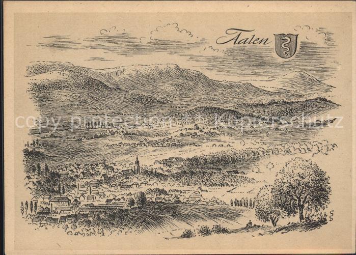 Aalen Künstlerkarte Ludwig Schäfer-Grohe