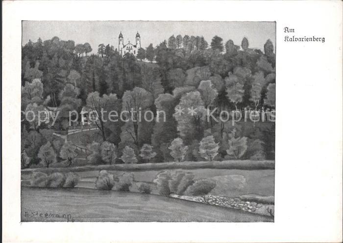 Kalvarienberg Künstlerkarte Erich Stegmann