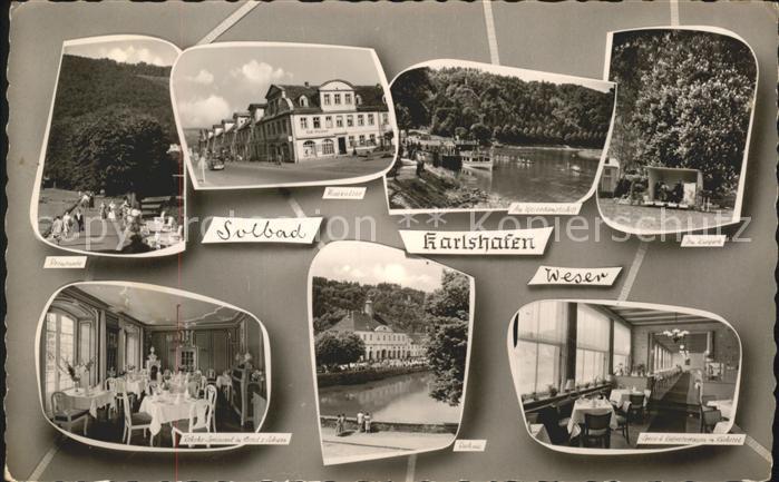 Bad Karlshafen Baukultur Promenade Kurpark Weser Dampf