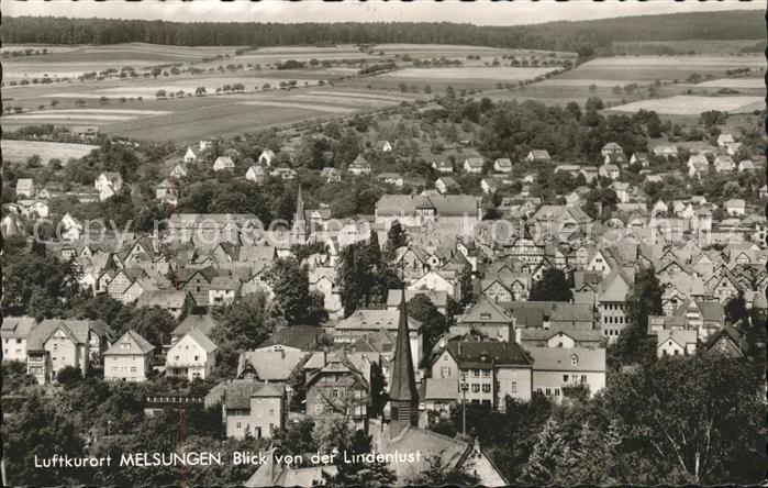 Melsungen Fulda Blick vom Waldhotel Lindenlust Luftkuro