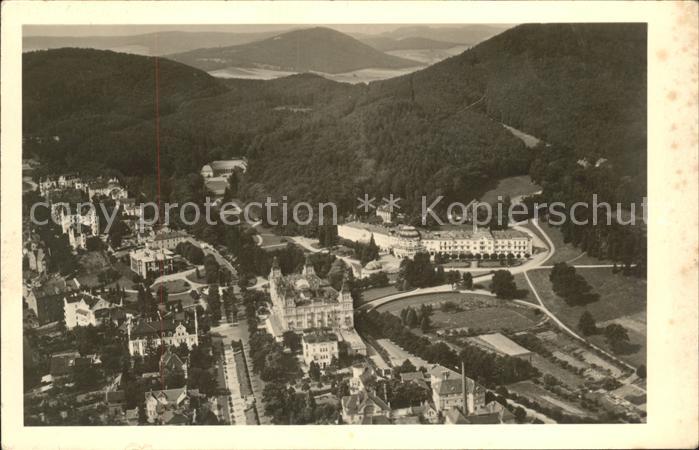 Bad Wildungen Kurviertel Fliegeraufnahme Bahnpost