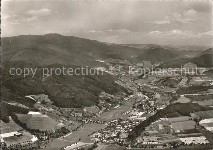 Glottertal Fliegeraufnahme Weinort