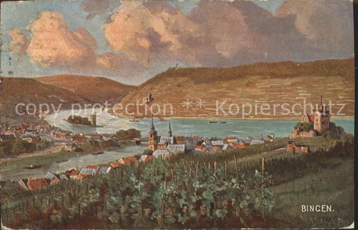 Bingen Rhein Bingerbrück Nahemündung Burg Klopp Mäus