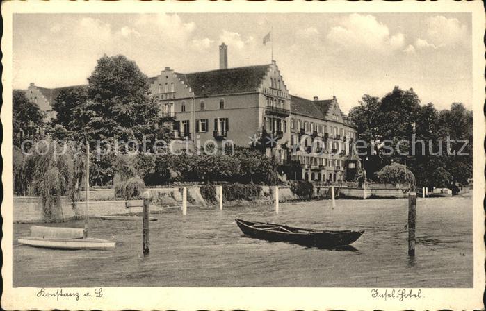 Konstanz Bodensee Insel Hotel Boote