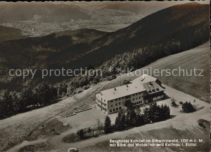Kandel Waldkirch Breisgau mit Waldkirch und Kollnau Fliegeraufnah