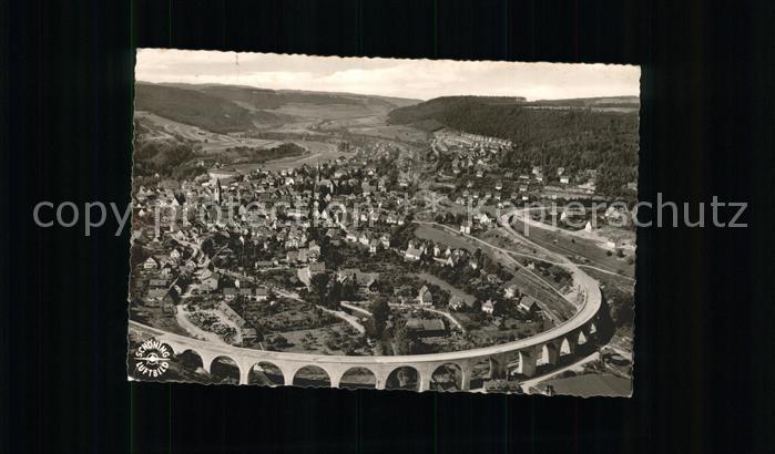 Nagold Fliegeraufnahme Viadukt