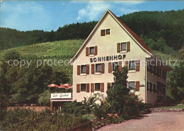 Unterglottertal Weinstube Pension Sonnenhof