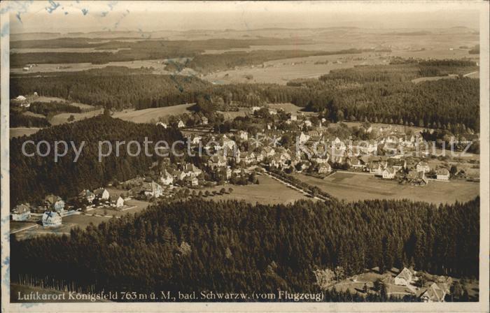 Koenigsfeld Schwarzwald Fliegeraufnahme