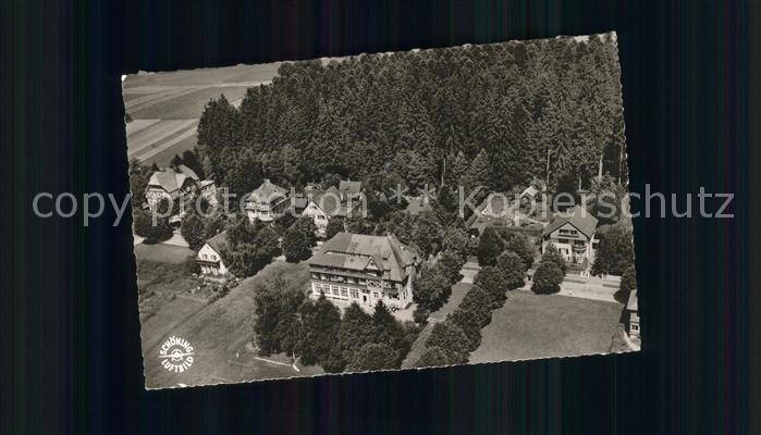 Koenigsfeld Schwarzwald Schwarzwaldbahn Fliegeraufnahme