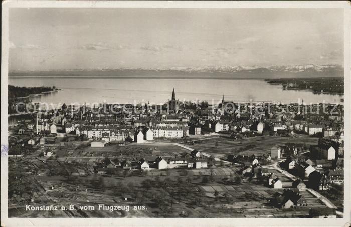 Konstanz Bodensee Fliegeraufnahme