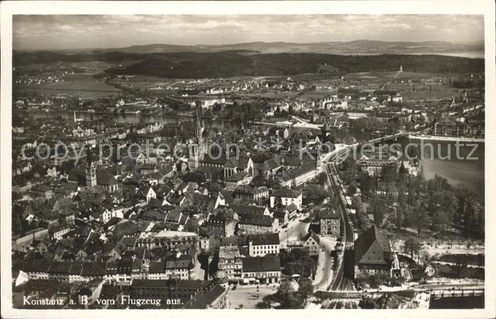 Konstanz Bodensee Fliegeraufnahme