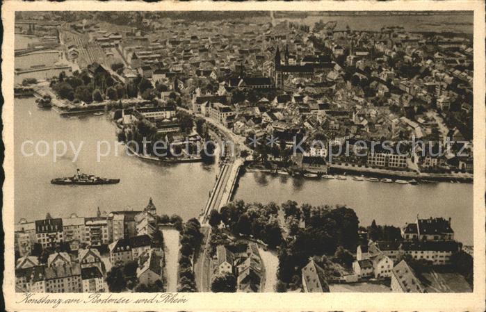 Konstanz Bodensee Fliegeraufnahme